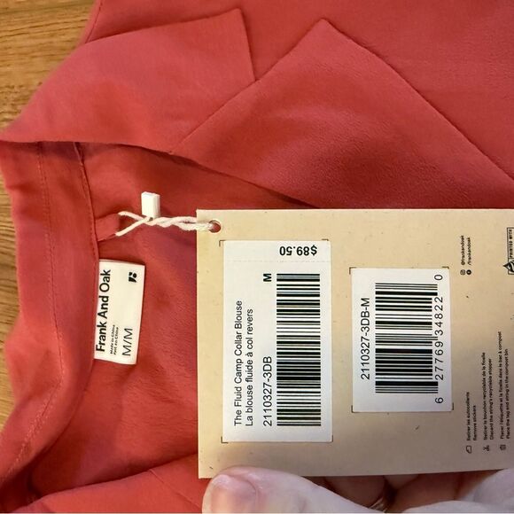 Frank & Oak The Fluid Camp Collar Blouse - Picture 4 of 7